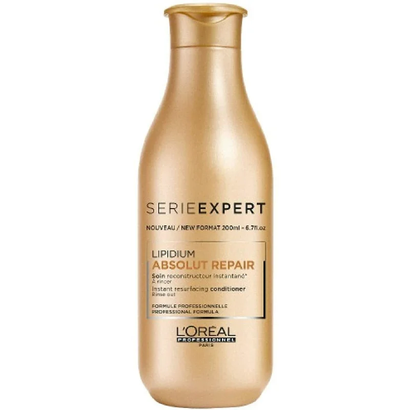 treatment for soft and shiny hair-L'Oreal Serie Expert Absolut Repair Lipidium Conditioner 6.7 oz