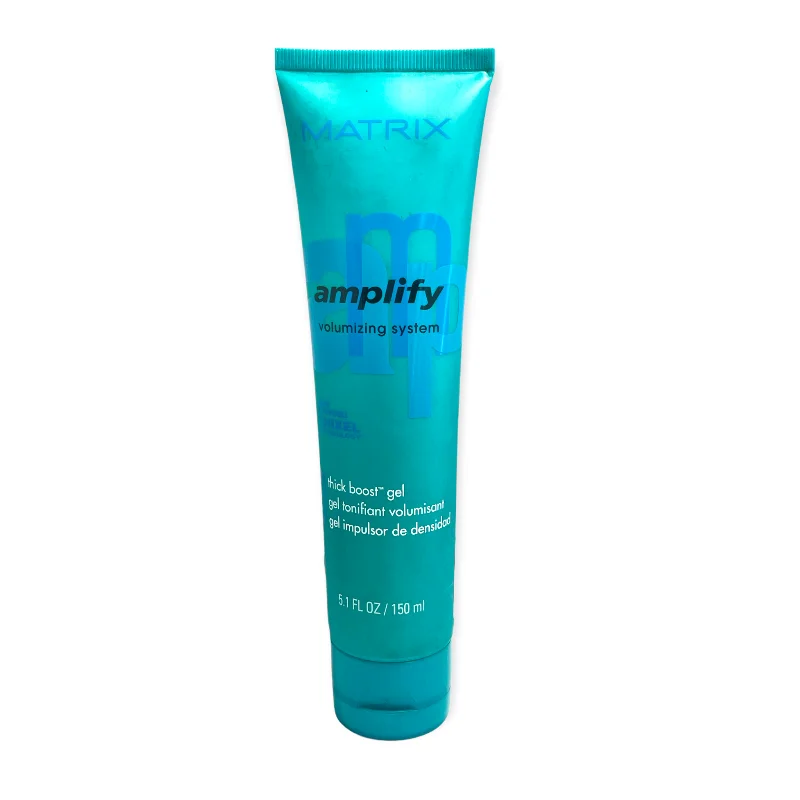 dry hair treatment with natural ingredients-Matrix Amplify Volumizing System Thick Boost Gel 5.1 oz