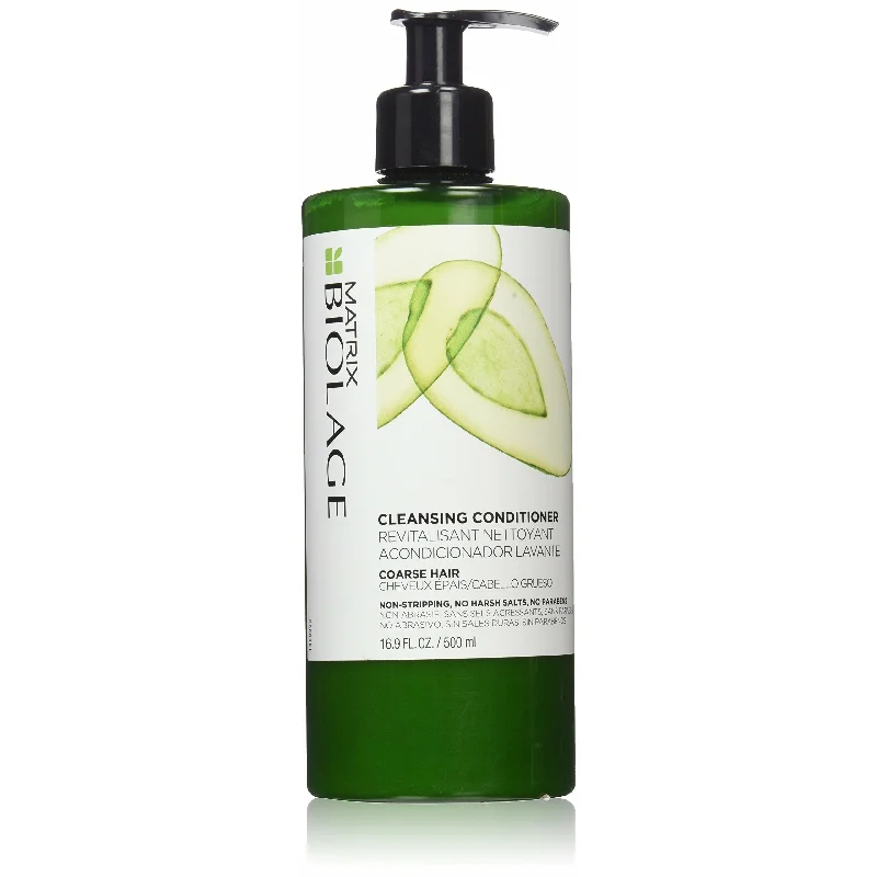 best leave-in treatment for frizzy hair-Matrix Biolage Cleansing Conditioner for Coarse Hair 16.9 oz