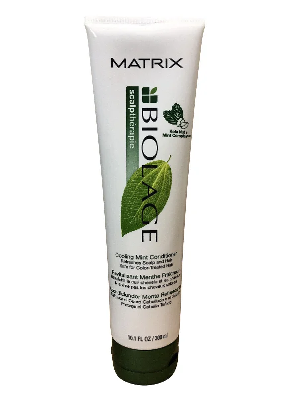 hair repair treatment for dry ends-Matrix Biolage Cooling Mint Conditioner 10.1 oz