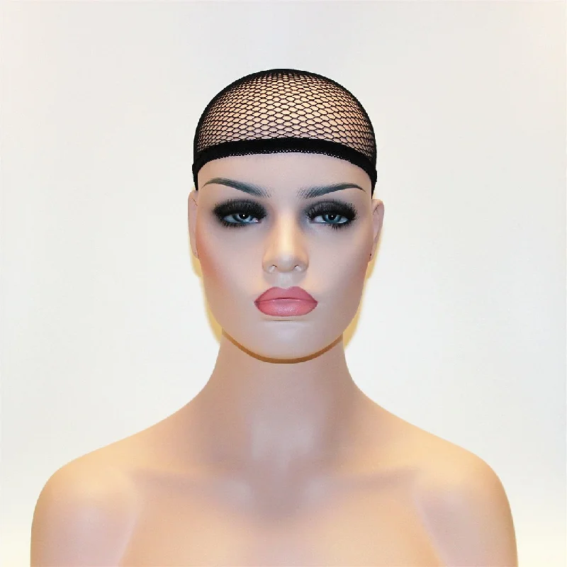 affordable wigs for women on a budget -Mesh Wig Cap-Black Colour