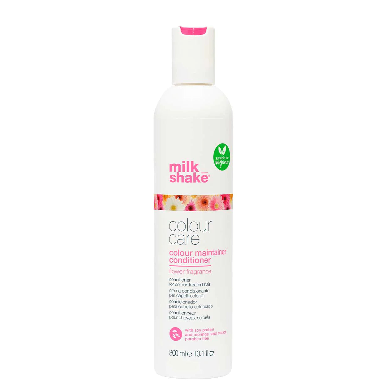 best leave-in treatment for frizzy hair-Milkshake color maintainer conditioner flower 300ml