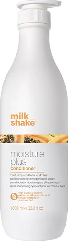 keratin shampoo for sleek, shiny hair-Milkshake moisture plus conditioner 1 Litre