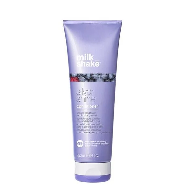 best products for shiny hair-Milkshake silver shine conditioner 250ML