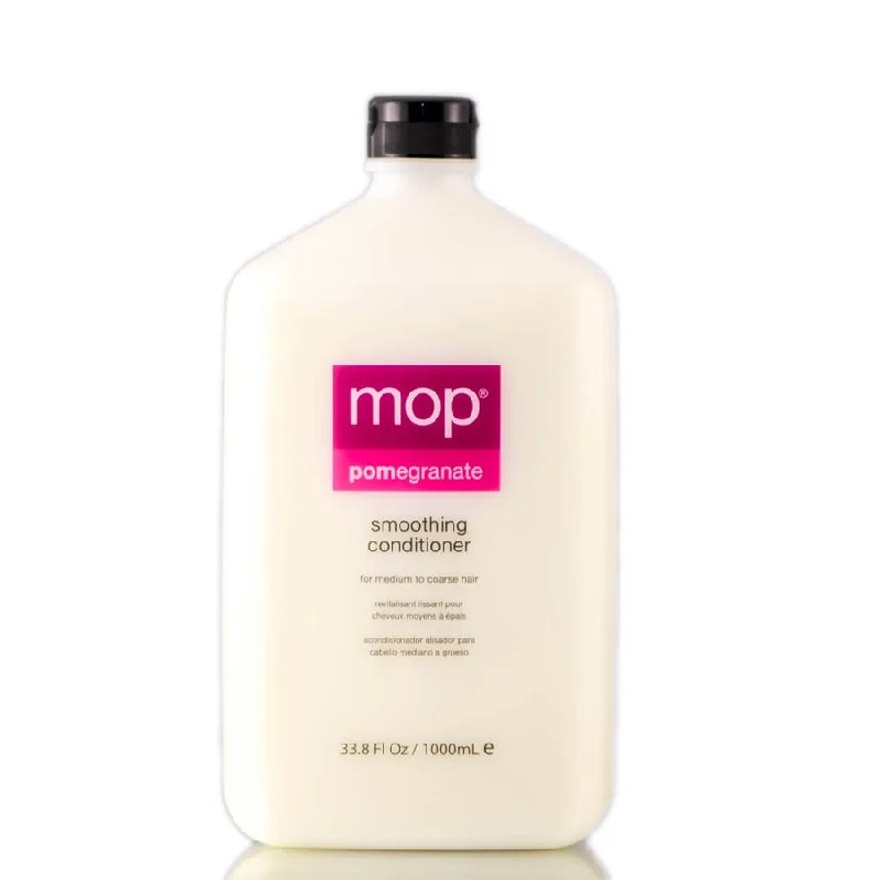 hydrating hair oil for thick curls-Mop Pomegranate Smoothing Conditioner - 33.8 oz