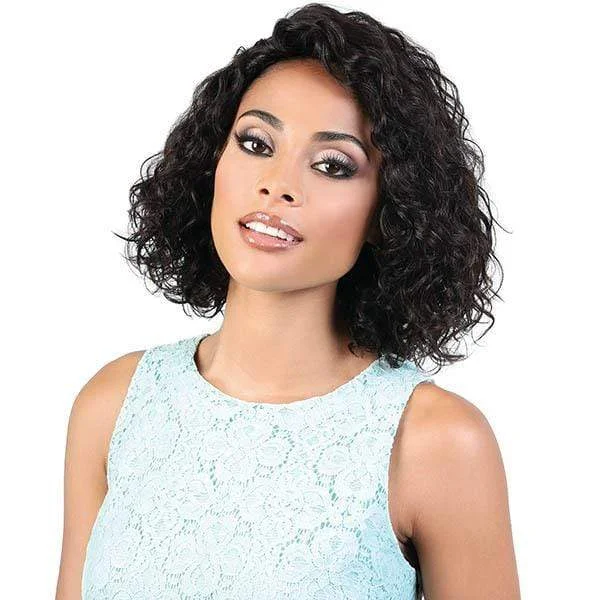 trendy medium-length wigs for everyday styling -Motown Tress Persian 100% Virgin Remi Hair Swiss Lace Wig - HPR. DAYTON - Unbeatable