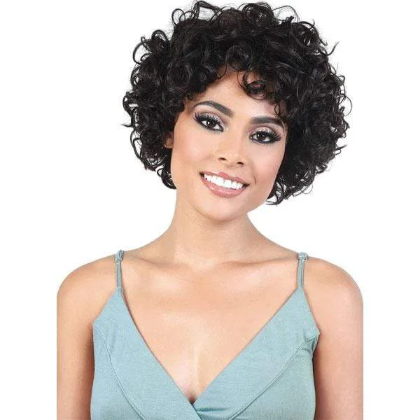 curly wigs for women with medium-length hair -Motown Tress Persian 100% Virgin Remi Hair Swiss Lace Wig - HPR.MAPLE