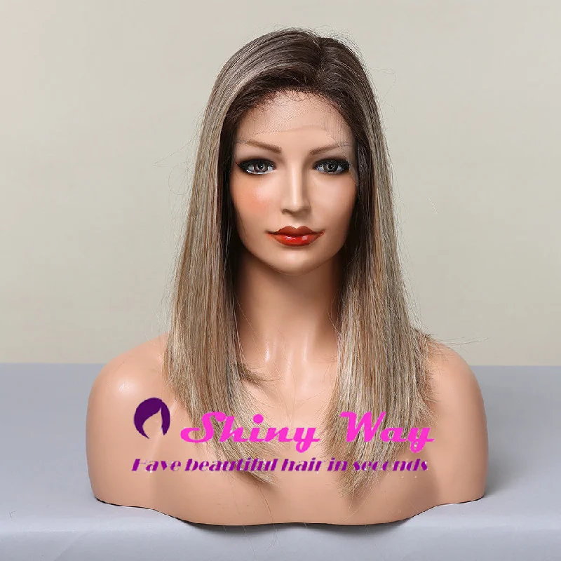 real human hair wigs for long-lasting style -New Lace Wig SWL 109