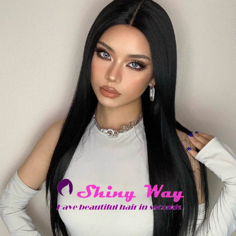 luxurious human hair wigs for glamour -New Lace Wig SWL 145