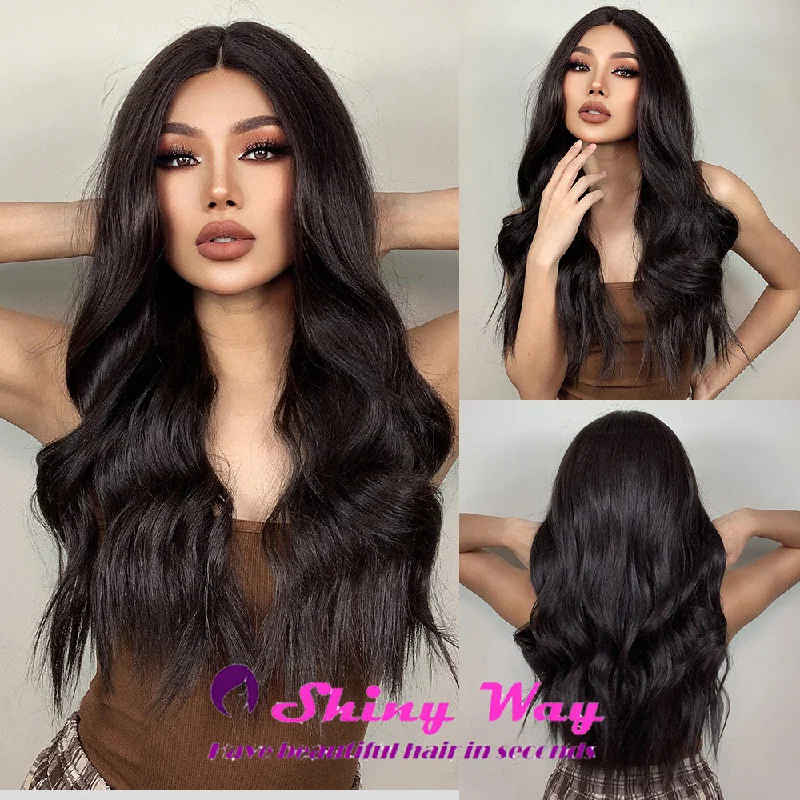 comfortable wigs for women with sensitive scalp -New Lace Wig SWL 370