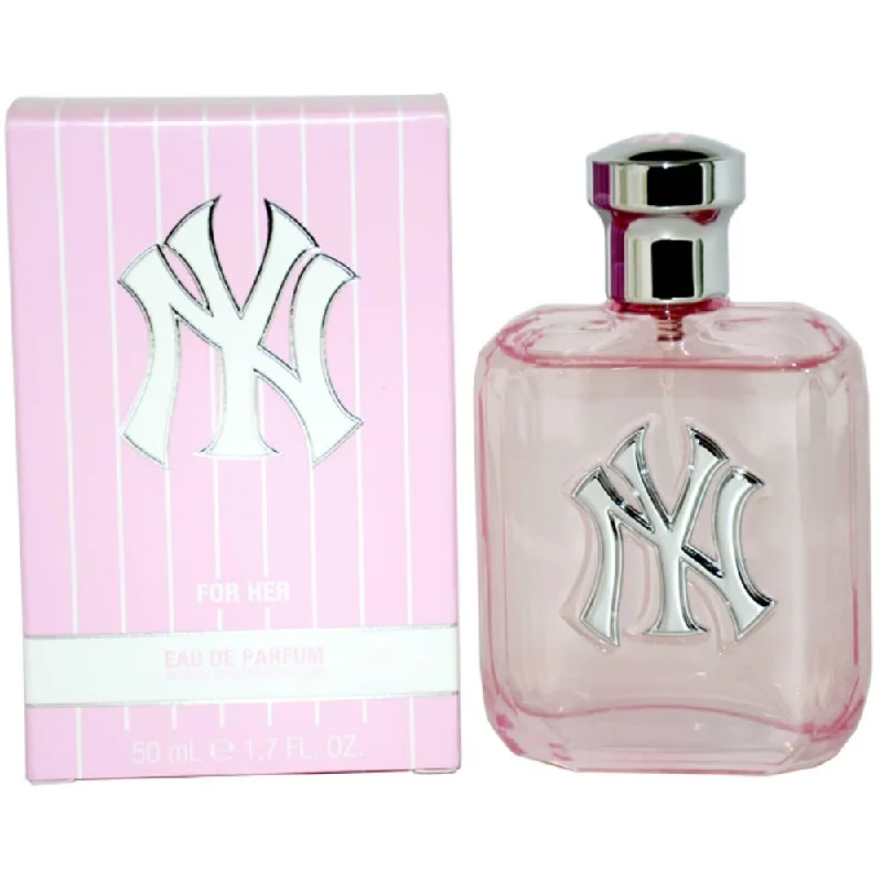 New York Yankees for Her Women's Eau De Parfum Spray, 1.7 Fluid Ounce