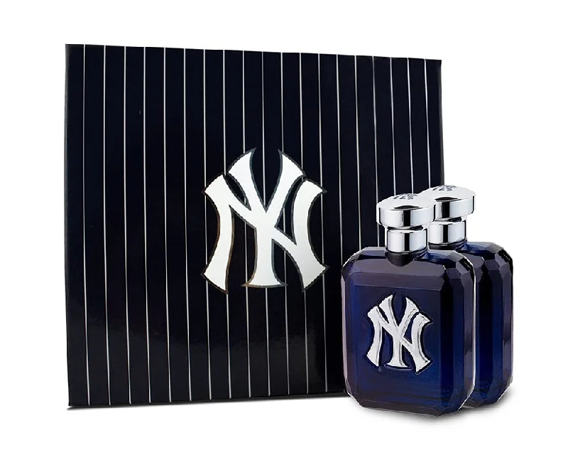 New York Yankees Mens Fragrance Gift Set EDP and Cologne SPlash 3.4 oz each