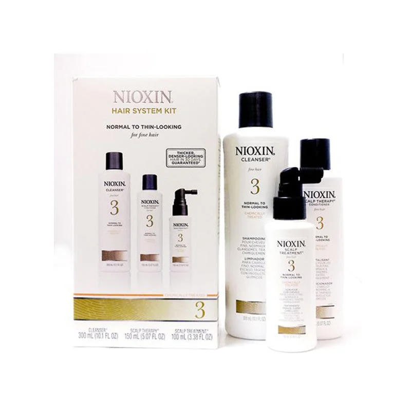 best treatment for thinning edges-Nioxin System 3 Starter Kit