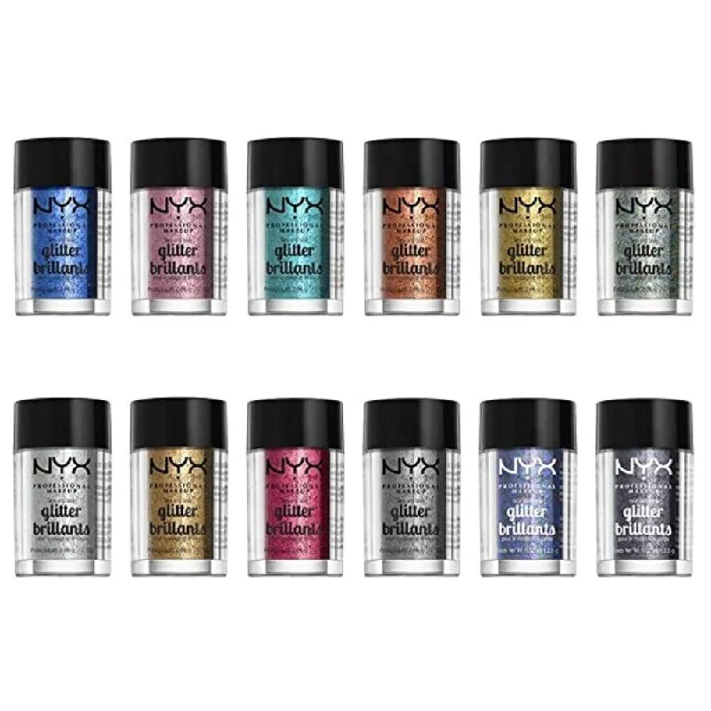 NYX PROFESSIONAL MAKEUP Face & Body Glitter Choose Your Color