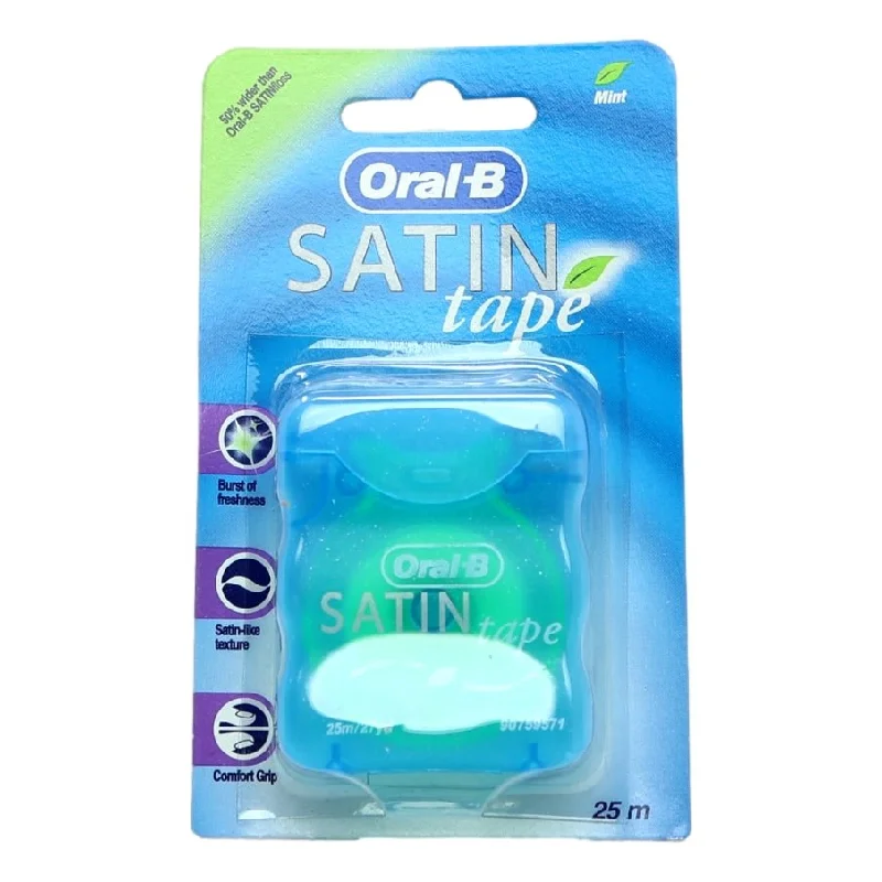 Oral B Dental Floss Satin Tape 25m Mint