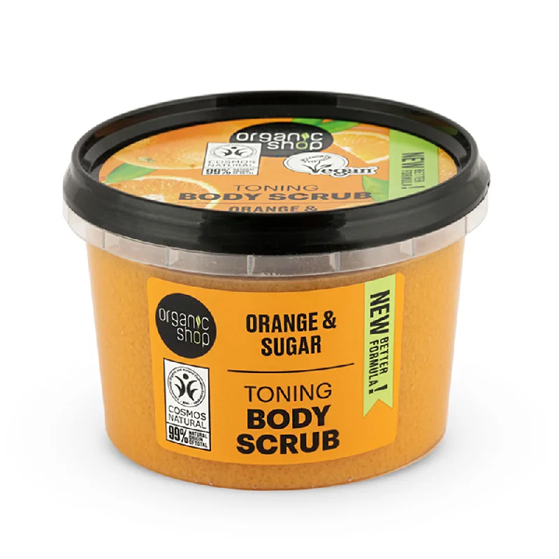 Organic Shop Toning Orange Body Scrub