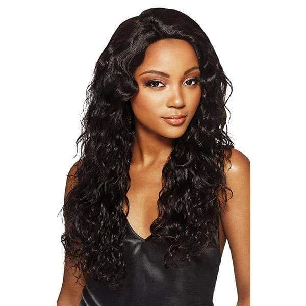 curly wigs with adjustable straps for perfect fit -Outre Mytresses Black Label 360 Hand-Tied All-Around Lace Wig - NATURAL BOHO BODY