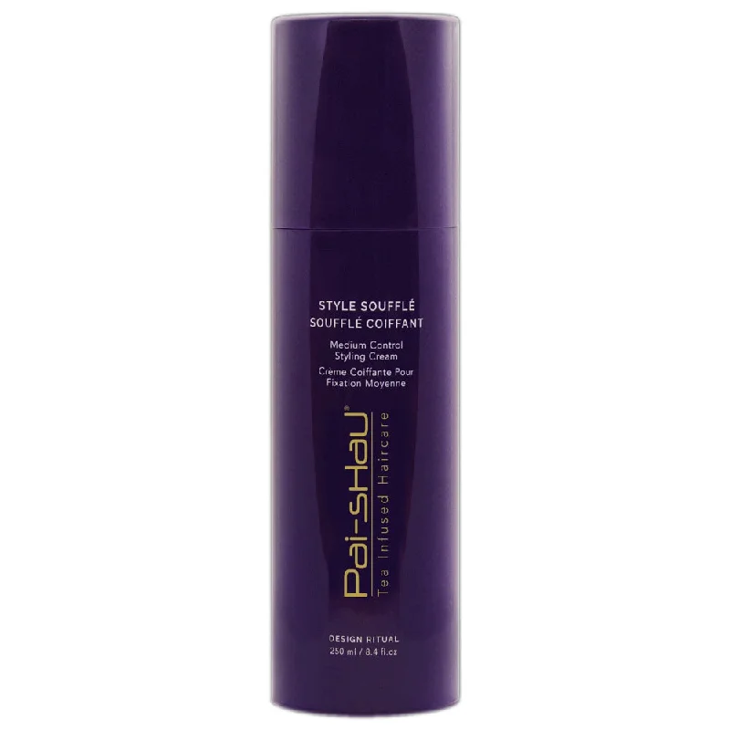 anti-frizz styling cream for fine hair-Pai Shau Style Souffle Medium Control Styling Cream 8.4 oz