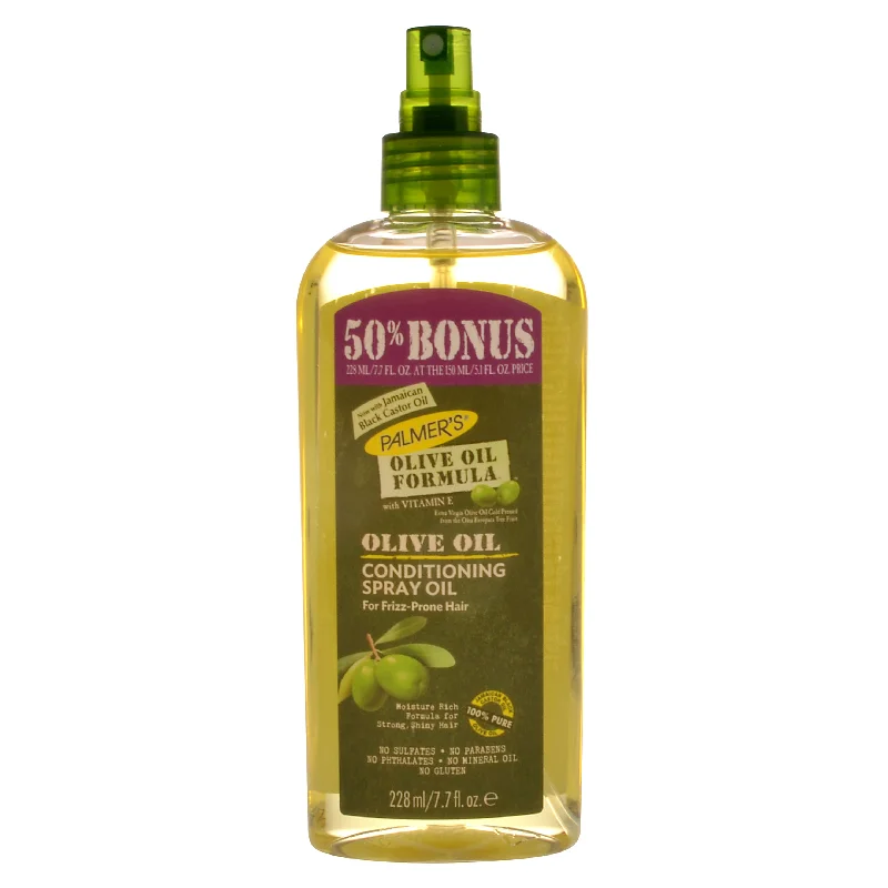 best leave-in conditioner for wavy hair-Palmer's Olive Formula Conditioning Hair Oil Spray with Vitamins 7.7 fl oz