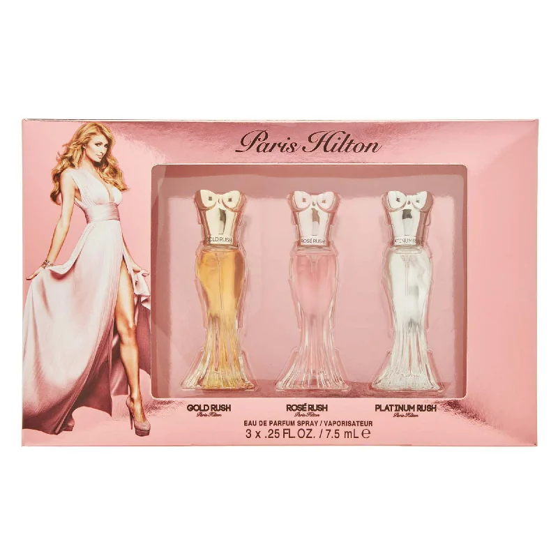 Paris Hilton Rush Mini Perfume Gift Set for Women, 3 Pieces