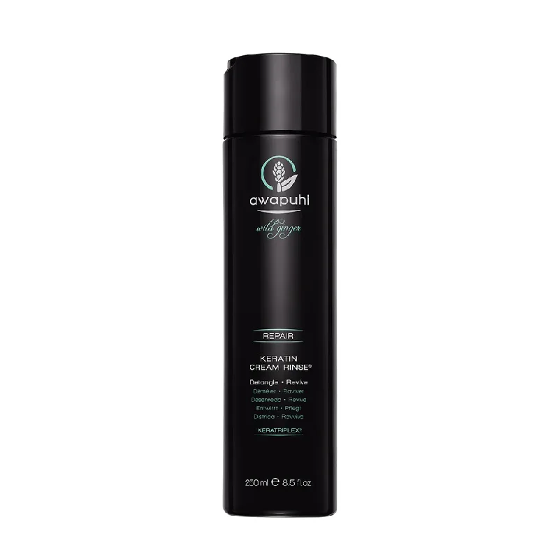 hair care for smooth and shiny hair-PAUL MITCHELL AWAPUHI WILD GINGER KERATIN CREAM RINSE 250ML