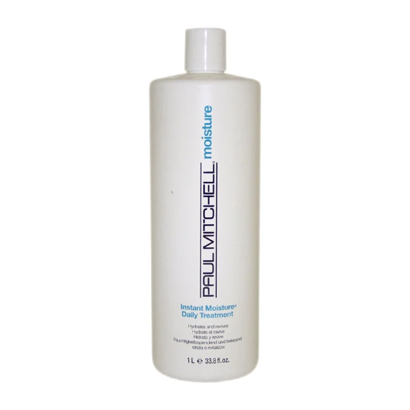 hair care for shiny, smooth curly hair-Paul Mitchell Instant Moisture Daily Treatment 33.8 oz