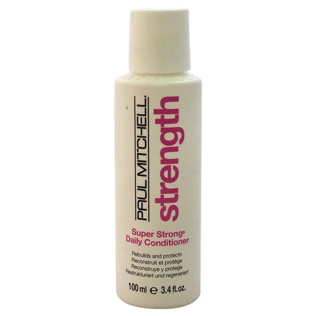 protein-enriched leave-in conditioner for curls-Paul Mitchell Strength Super Strong Daily Conditioner 3.4 oz