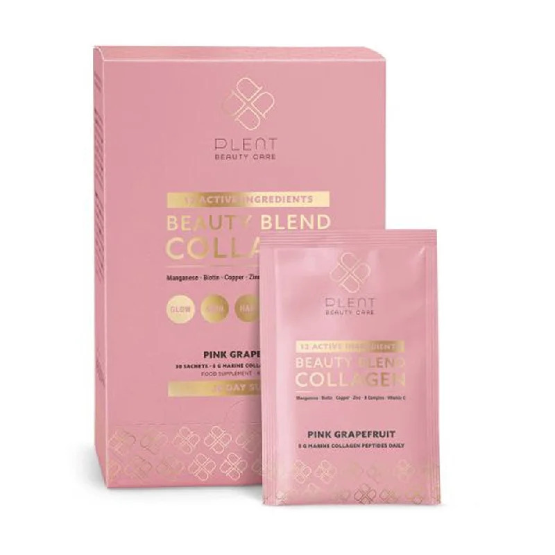 Plent Beauty Blend Collagen Pink Grapefruit Sachets