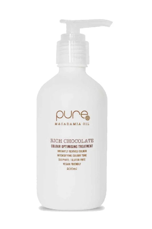 deep treatment for repairing frizzy hair-Pure RICH CHOCOLATE Colour Optimising Treatment 200ML