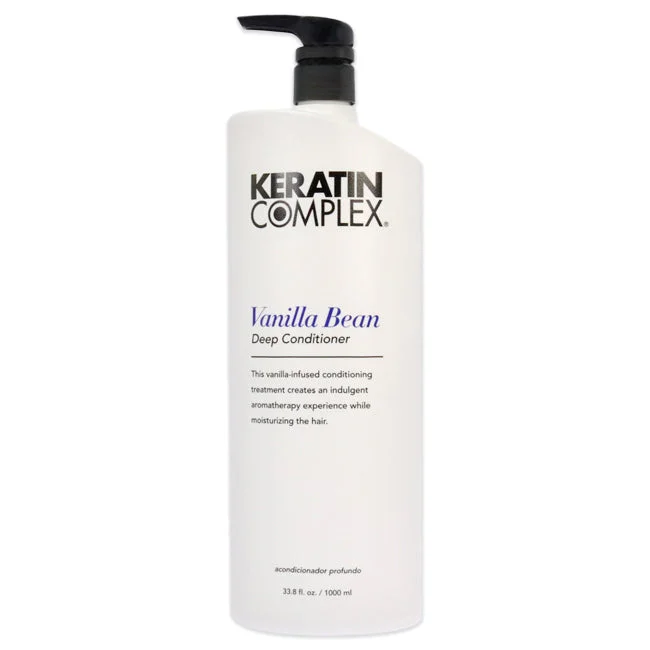 leave-in conditioner for damaged hair-Keratin Complex Keratin Complex Vanilla Bean Deep Conditioner by Keratin Complex for Unisex - 33.8 oz Conditioner