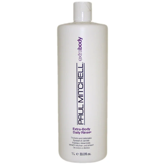 anti-frizz conditioner for curly hair-Paul Mitchell Extra Body Daily Rinse Conditioner by Paul Mitchell for Unisex - 33.8 oz Conditioner