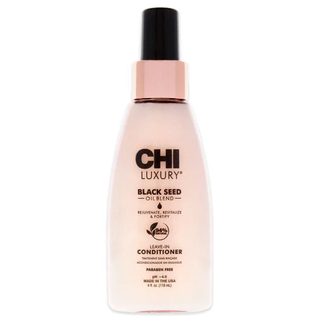 keratin mask for weak hair-CHI Luxury Black Seed Oil Leave-In Conditioner by CHI for Unisex - 4 oz Conditioner