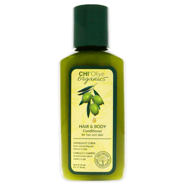 leave-in treatment for healthy hair growth-CHI Olive Organics Hair and Body Conditioner by CHI for Unisex - 2 oz Conditioner