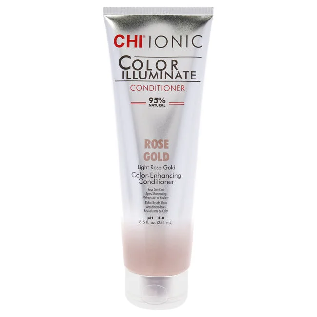 hair serum for strengthening and growth-CHI Ionic Color Illuminate - Rose Gold Conditioner by CHI for Unisex - 8.5 oz Conditioner