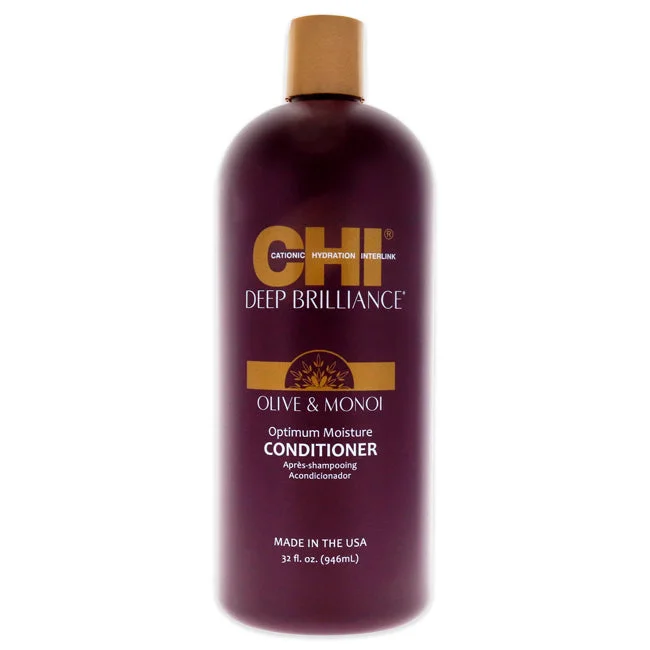 best products for dry scalp and hair-CHI Deep Brilliance Optimum Moisture Conditioner by CHI for Unisex - 32 oz Conditioner