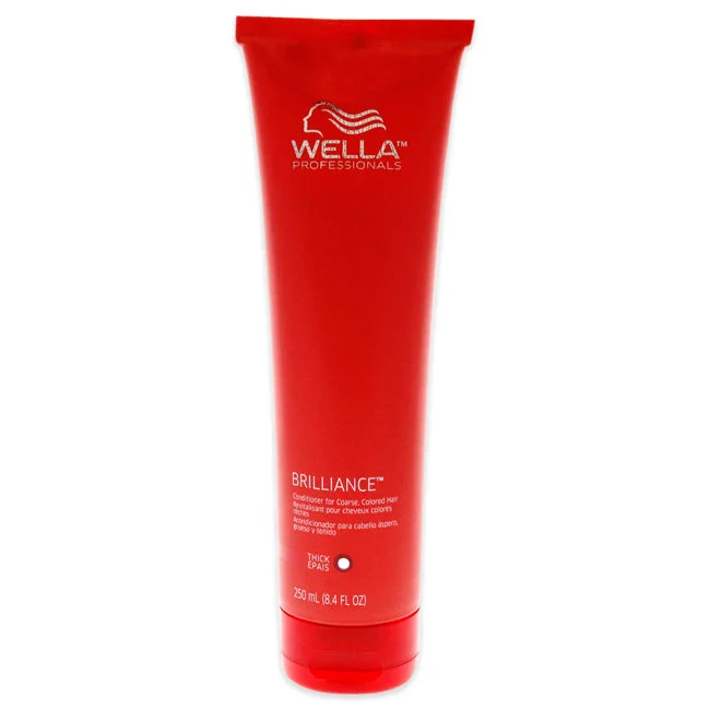 hair growth supplements for healthy hair-Wella Brilliance Conditioner For Coarse Colored Hair by Wella for Unisex - 8.4 oz Conditioner