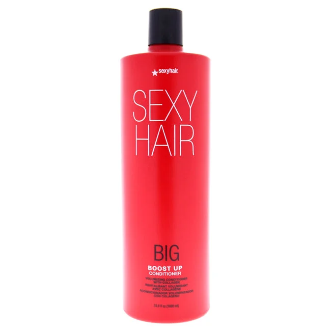 leave-in conditioner for frizz-free hair-Sexy Hair Big Sexy Hair Boost Up Volumizing Conditioner by Sexy Hair for Unisex - 33.8 oz Conditioner