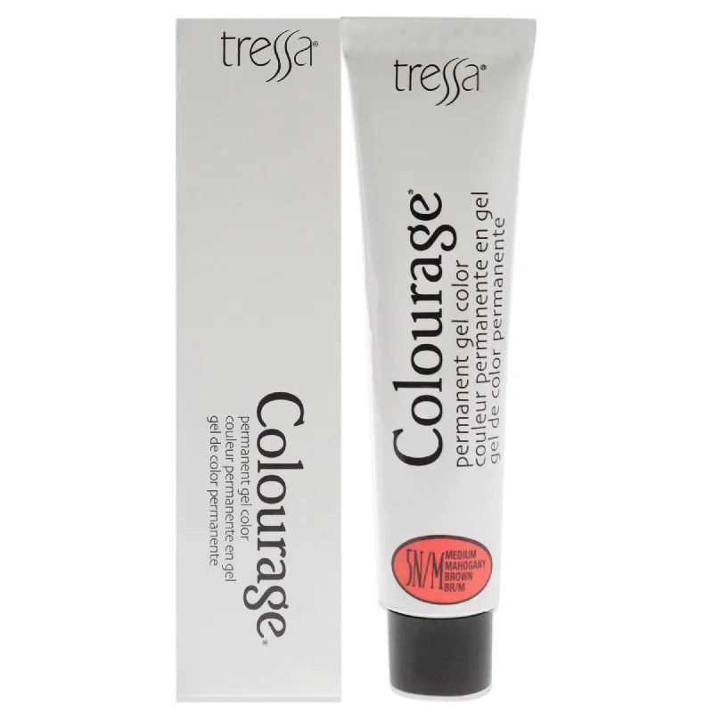 hair care for oily roots and dry ends-Tressa Colourage Permanent Gel Color - 5NM Medium Mahogany Brown by Tressa for Unisex - 2 oz Hair Color