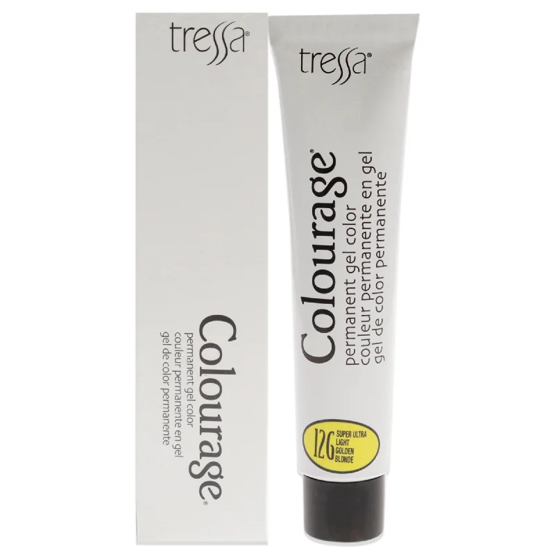 moisturizing mask for coarse curly hair-Tressa Colourage Permanent Gel Color - 12G Super Ultra Light Golden Blonde by Tressa for Unisex - 2 oz Hair Color