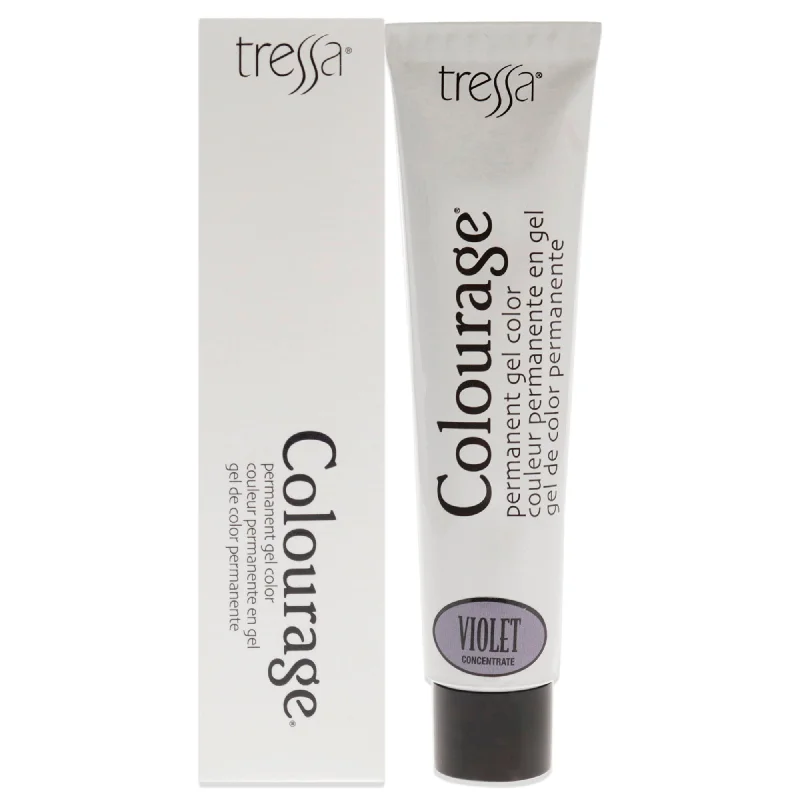 leave-in treatment for healthy hair growth-Tressa Colourage Permanent Gel Color - Violet Concentrate by Tressa for Unisex - 2 oz Hair Color