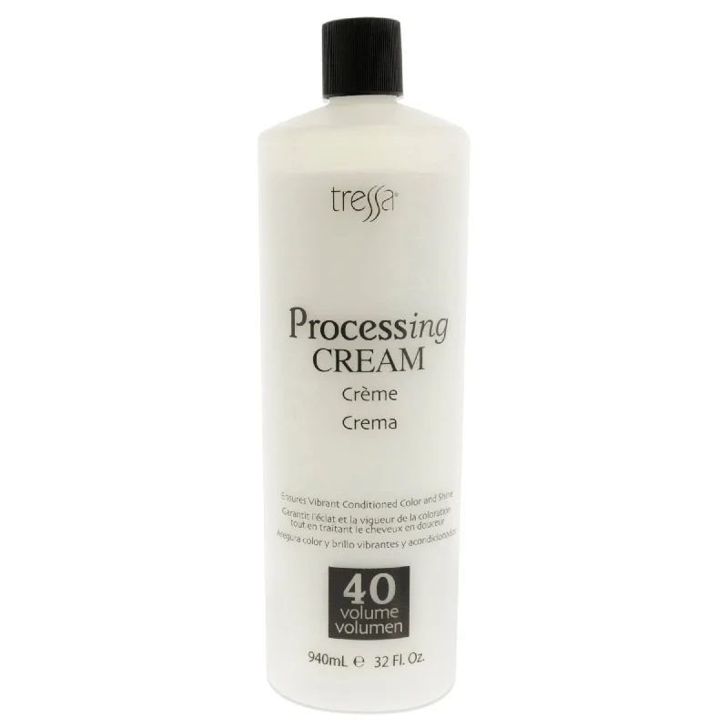 moisturizing hair gel for dry curls-Tressa Processing Cream Developer - 40 Volume by Tressa for Unisex - 32 oz Lightener