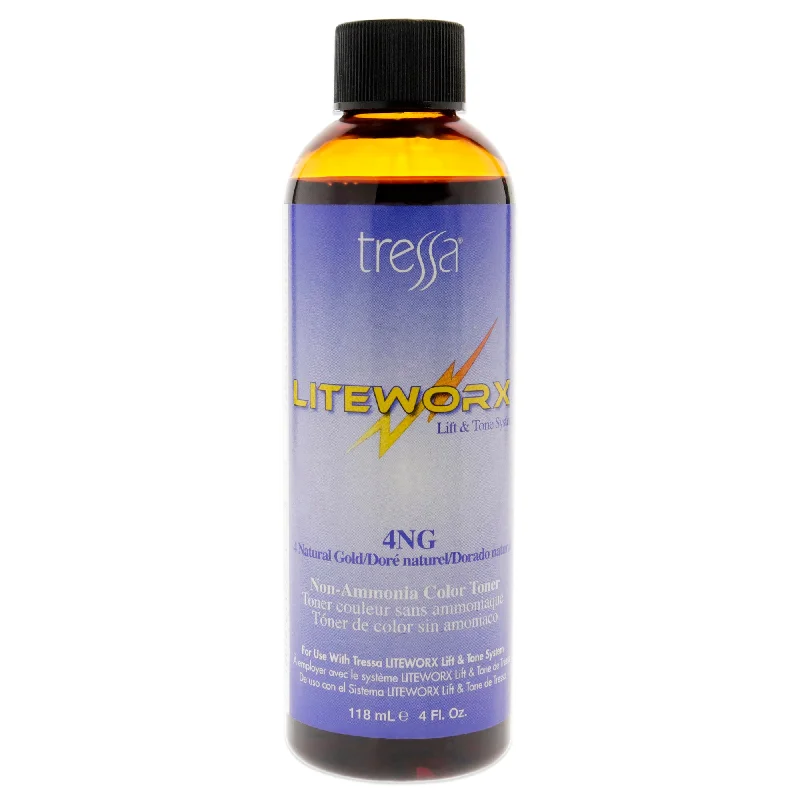 protein-enriched shampoo for healthy hair-Tressa Liteworx Toner - 4NG Natural Gold by Tressa for Unisex - 4 oz Toner