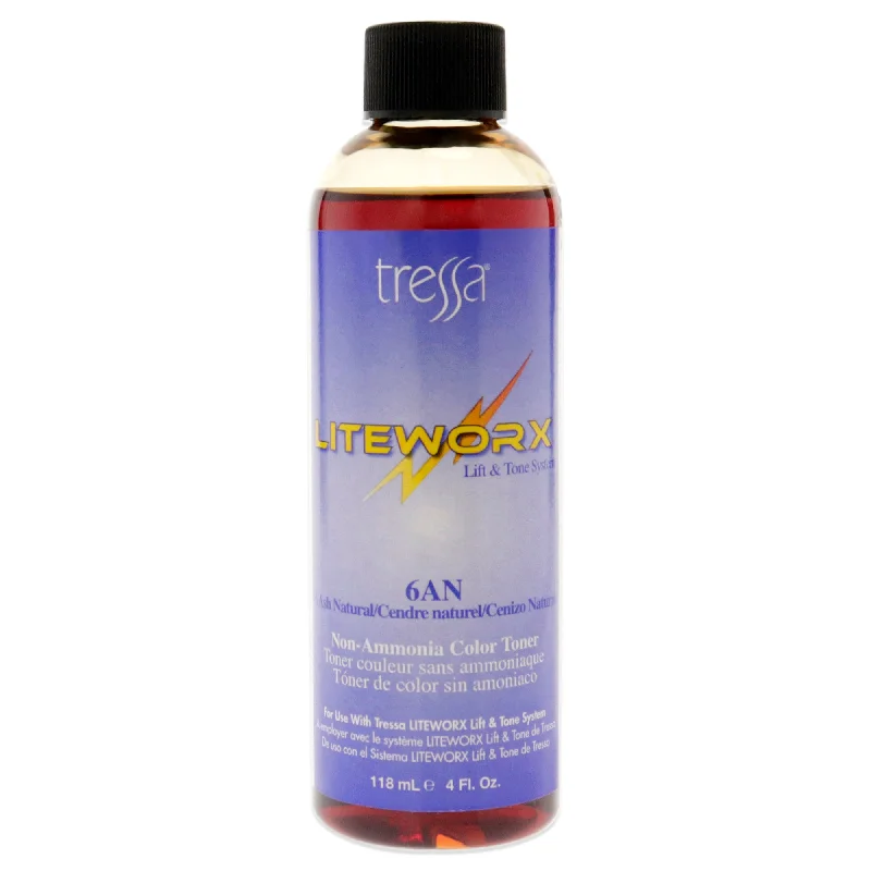 best hair serum for moisture retention-Tressa Liteworx Toner - 6AN Ash Natural by Tressa for Unisex - 4 oz Toner