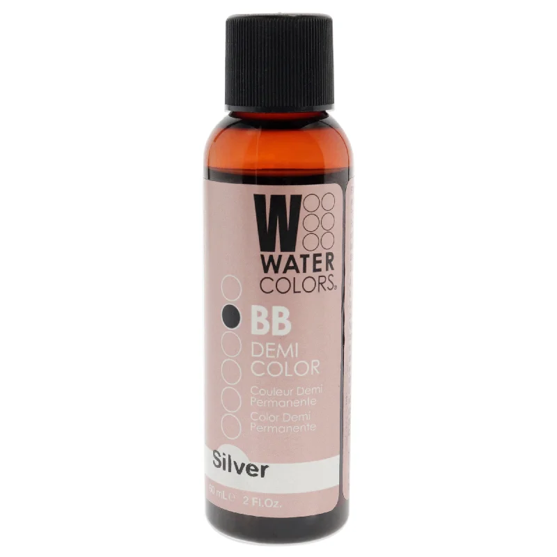 deep conditioning treatment for dry scalp-Tressa Watercolors BB Demi-Permanent Hair Color - Silver by Tressa for Unisex - 2 oz Hair Color