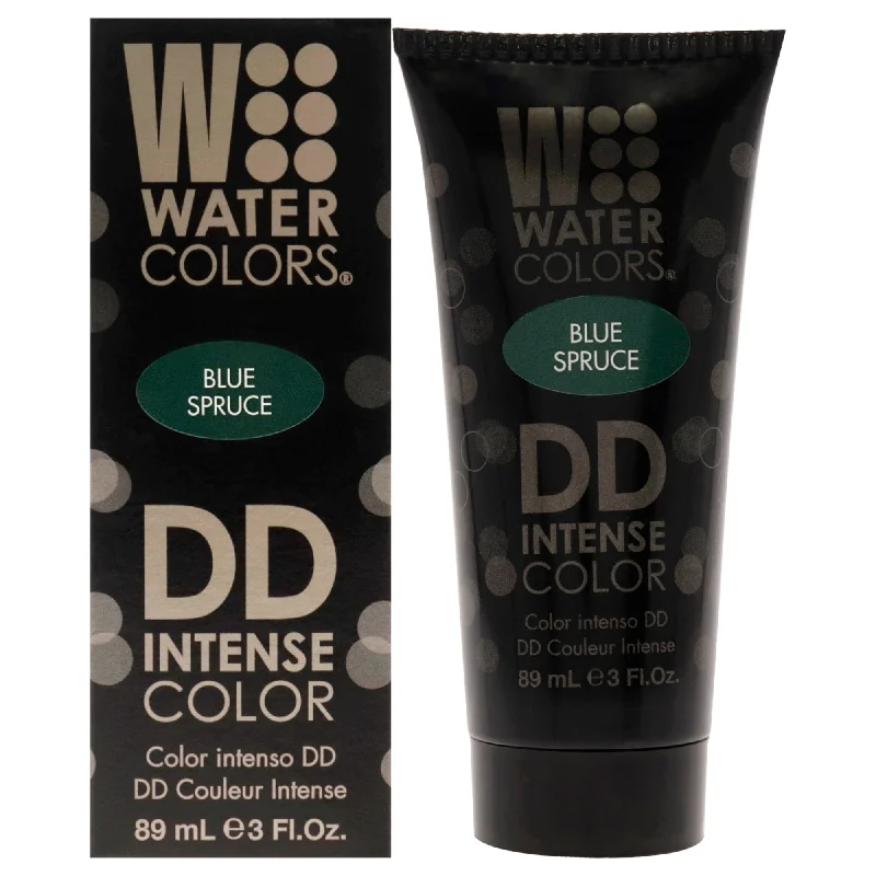 hair care for shiny, smooth curly hair-Tressa Watercolors DD Intense Color - Blue Spruce by Tressa for Unisex - 3 oz Hair Color