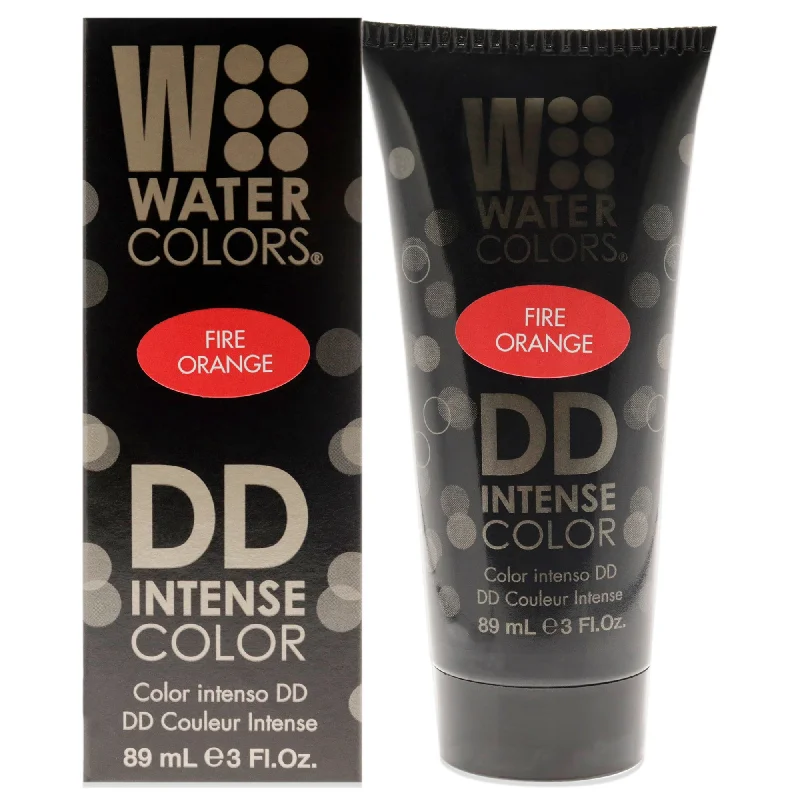 nourishing hair care routine for men-Tressa Watercolors DD Intense Color - Fire Orange by Tressa for Unisex - 3 oz Hair Color