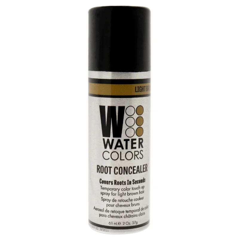 deep nourishing conditioner for thick hair-Tressa Watercolors Root Concealer - Light Brown by Tressa for Unisex - 2 oz Hair Color Spray