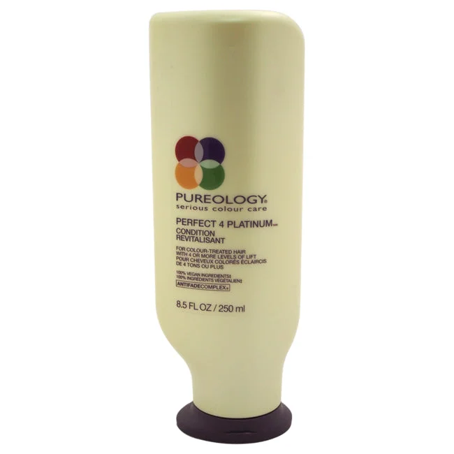 daily conditioner for curly hair-Pureology Perfect 4 Platinum Condition Revitalisant by Pureology for Unisex - 8.5 oz Conditioner