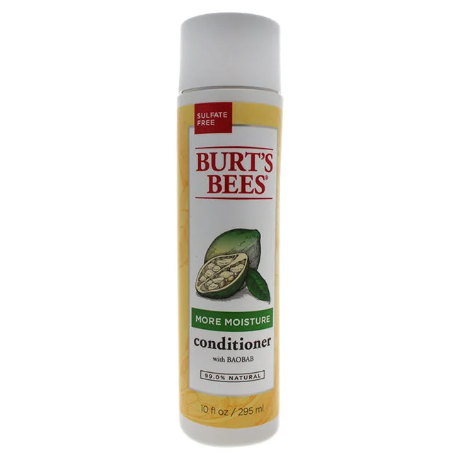 nourishing shampoo for curly hair-Burts Bees More Moisture Baobab Conditioner by Burts Bees for Unisex - 10 oz Conditioner