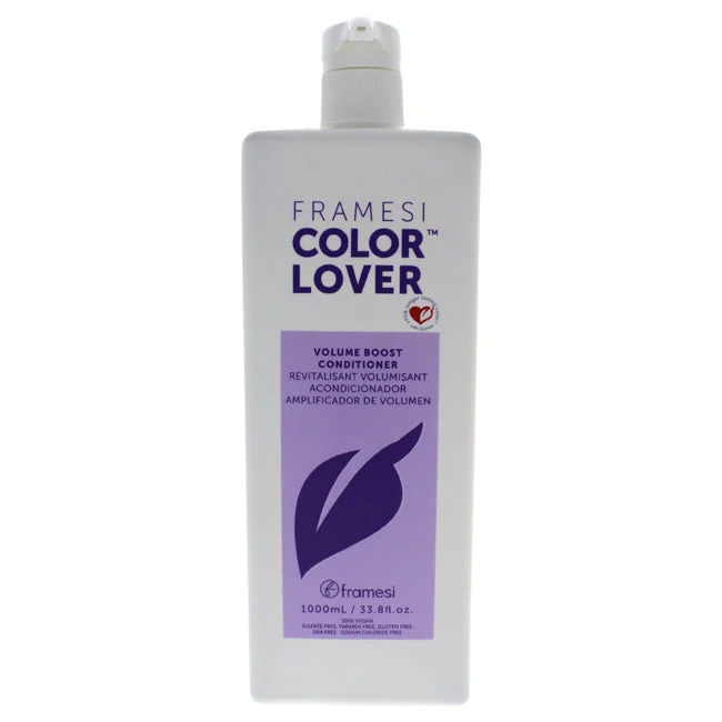 hair products for smooth and silky hair-Framesi Color Lover Volume Boost Conditioner by Framesi for Unisex - 33.8 oz Conditioner